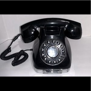 Telephone Classic Phone III Retro Black Push Button Dial Phone PF Products 4